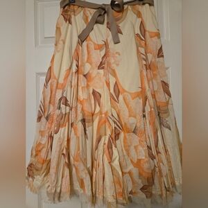 Floral Print Women's Skirt